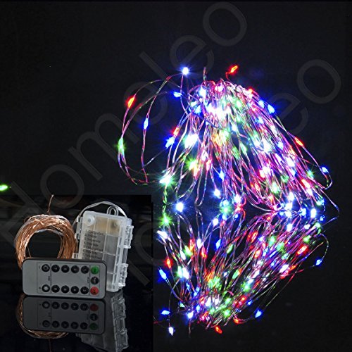 image for Generic 10 Meters 100 LEDs Battery LED Copper Wire String Lights Flexi