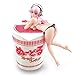 Furyu 5" Super Sonico Noodle Stopper Figure Black Ver.
