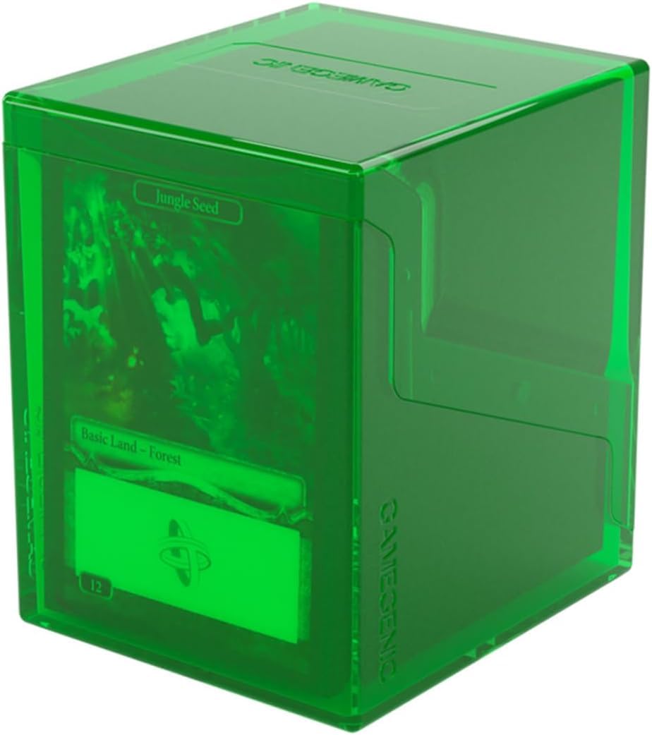 Gamegenic | Bastion 100+ XL: Green | Deck Box | Trading Card Accessory