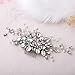 Barogirl Bride Hair Comb Wedding Crystal Headpiece Bridal Flower HairAccessories