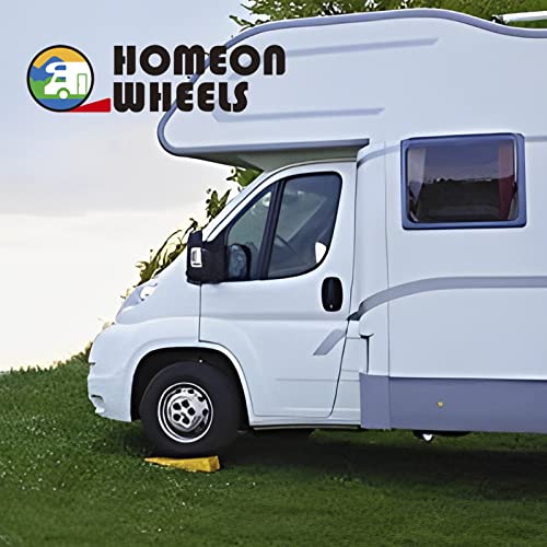 Homeon Wheels RV Leveling Blocks Wheel Chocks Trailer Leveler Blocks