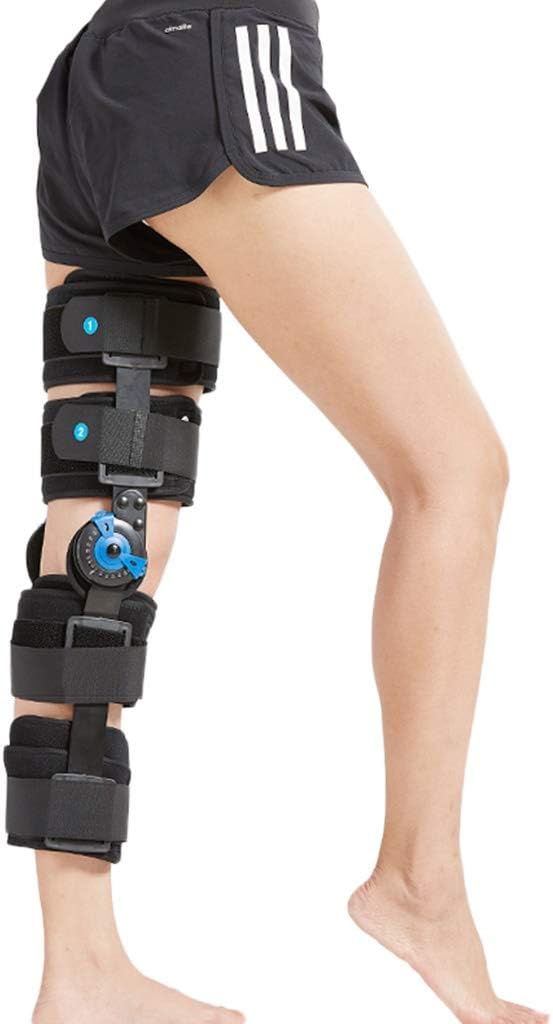 ASDFGH Lightweight Hinged Knee Braces Knee Support with Shoulder Strap