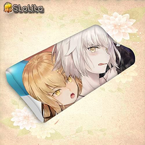 Slolita 高品質新品 天然ラテックス枕 Fate Grand Order フェイト グランド オーダー Fgo セイバー Saber アルトリア ペンドラゴン 枕 枕カバー いびき防止 ネックサポートピロー 60cm 防臭 疲労解消 快適安眠 ピロー 高反発枕 40cm 抗菌 X