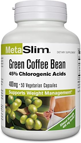 MetaSlim Green Coffee Bean Supplement, 50 Count
