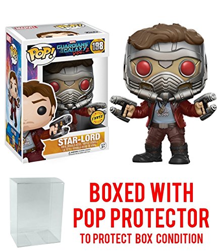 Guardians of the Galaxy Vol. 2 Star-Lord Chase Pop! Vinyl Figure with Free Pop Protector!