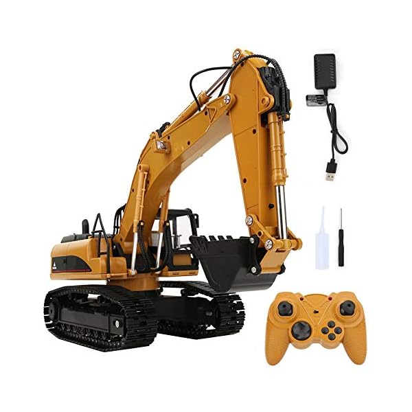 【𝐎𝐬𝐭𝐞𝐫𝐟ö𝐫𝐝𝐞𝐫𝐮𝐧𝐠𝐬𝐦𝐨𝐧𝐚𝐭】 Fernbedienung Bagger, 23 Kanäle Engineering Truck, Legierung 1/16 BAU Traktor Fahrzeug RC Digger…