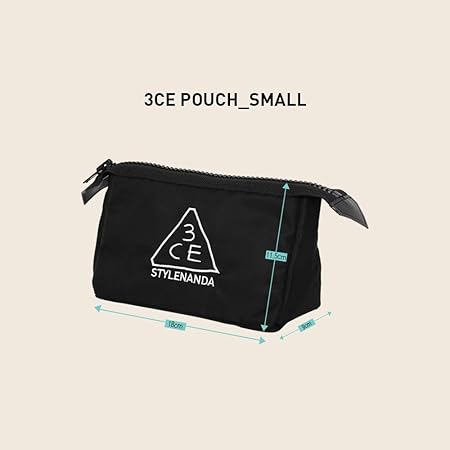 3ce ポーチ Pouch Small Original Small Black 並行輸入品 3ce 化粧ポーチ 通販 Amazon