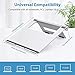 Nulaxy Portable Laptop Stand, Aluminum Cooling Stand with Heat-Vent, Adjustable Laptop Holder Riser for MacBook, Pro, Air, Samsung, Dell and More 10-17.3″ Notebook – Silverthumb 1