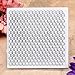 Kwan Crafts 4 Sheets Different Style Rose Honeycomb Background Clear Stamps for Card Making Decoration and DIY Scrapbooking