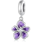 VOROCO Coffee Moon Star Dream Catcher Charms for Bracelet 925 Sterling Silver Dangle & Beads Charm for Charm Bracelet and Necklace DIY Charm Jewelry Gifts for Women