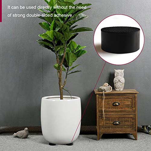 Magarz 20 Pack Natural Rubber Flower Pot Feet Invisible Flower Pot Mat