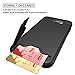 Galaxy J7 V 2017/ J7 Perx/J7 Prime/J7 Sky Pro/Halo Case with HD Screen Protector,NiuBox[Card Slot Wallet][Kickstand] Full Body Shock Absorption Protective Phone Case for Samsung J7V 2017-Black