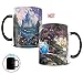 Morphing Mugs Disney - Cinderella - Wishes Upon a Dream - Thomas Kinkade - One 11 oz Color Changing Heat Sensitive Ceramic Mug – Image Revealed When HOT Liquid Is Added!