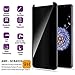 Galaxy S9 Screen Protector Privacy, Asstar Anti Spy Anti-Scratch Anti-Fingerprint Bubble Free Case Friendly Easy Install 9H Hardness Tempered Glass Screen Protector for Samsung Galaxy S9 (2 Pack)
