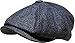 KBETHOS KBW-317 Blk L/XL Ascot Ivy Button Newsboy Hat