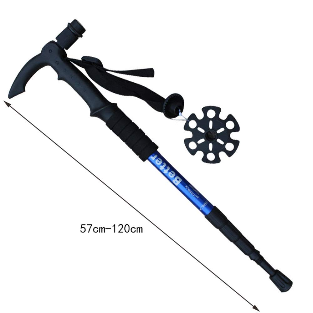 Dszgo Outdoor 4 Camera Monopod Trekking Pole Cane Cane Handle