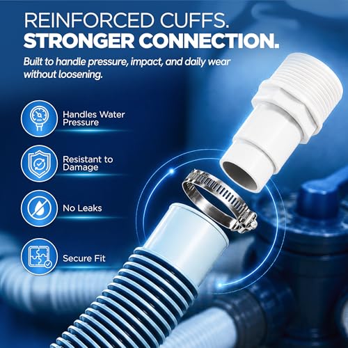 FibroPool Pool Filter Hose - Reinforced - 1-1/2 in x 6 ft photo 10
