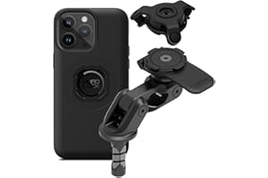 Quad Lock Motorcycle Fork Stem Mount PRO Kit with Vibration Dampener and MAG Phone Case for iPhone 14 Pro Max
