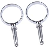 Boat Oar Locks, 2 Pcs 316 Stainless Steel 2 1/5 Dia Oarlock Sockets for Kayak Paddle, Large Canoe Paddle Holders for Small Boat Dinghy Canoe, Dinghy, Lifeboat, Jon Boat Kayak Accessories