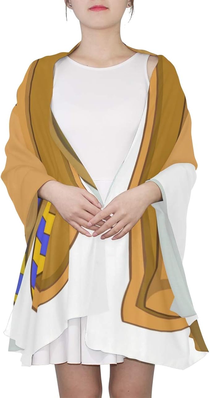 Large Womens Scarf Ancient Egypt Sarcophagus Pharaoh Scarf Wrap For