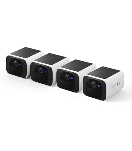 Amazon.com: eufy Security S220 SoloCam 3-Cam Pack with Homebase 3