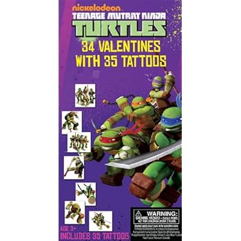 Amazon.com: Teenage Mutant Ninja Turtles 34 Valentines ...