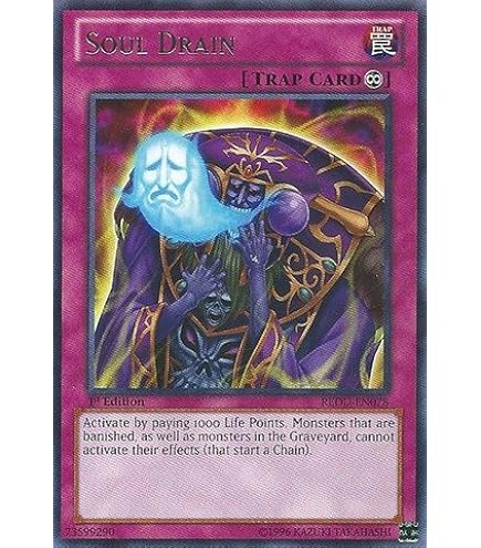 Amazon.com: Yu-Gi-Oh! - Soul Drain (REDU-EN078) - Return of The Duelist -  1st Edition