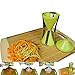 Kitchen 4 You 4 Blade Vegetable Spiral Slicer - Best Spiralizer 150% Bigger for 50% Less Wastage - Pasta Make Cutter