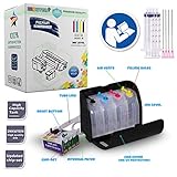 INKUTEN Prime Empty CISS Continuous Ink Supply System for C88+ C68 C88 CX3800 CX3810 CX4200 CX4800 CX5800 CX5800F CX7800 Printers T060 (for Sublimation or Pigment Ink)