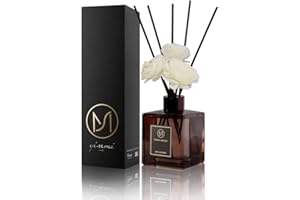 YINMI Reed Diffuser 6.7 oz (200ml), Pure Cotton Scented Reed Diffuser Set,Reed Diffuser & Oil Diffuser Sticks, Aromatherapy, Home & Kitchen Décor,Fragrance and Gifts
