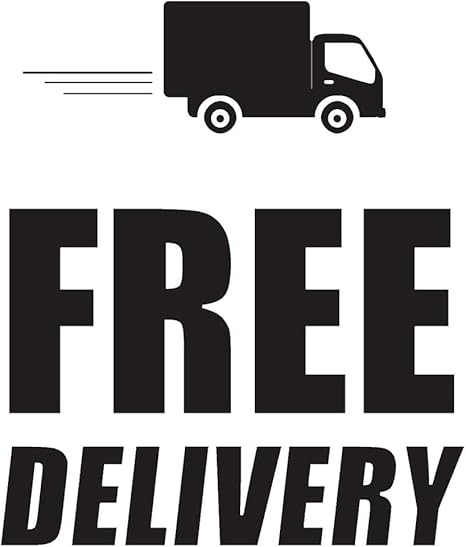 Amazon 安全標識vinly Decal Free Delivery 配送トラックアイコンウィンドウデカール付きcovid 19 25 X 31 3 Cm 車 バイク 車 バイク