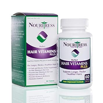 Amazon Com Nouritress Perfect Hair Vitamins Plus 60 Tabs Beauty