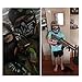 Infityle Airsoft Masks- Adjustable Half Metal Steel Mesh Face Mask and UV400 Goggles Set for Hunting, Paintball, Shooting (1 Set Black Skull, 1 Set)