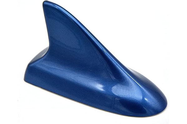idain Auto Car Shark Fin Universal Roof Antenna Dummy Aerial for Decoration ONLY (Blue)
