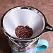 Khaw-Fee SST1 Pour Over Coffee Dripper - Permanent, Reusable Stainless Steel Pour Over Microfilter and Stand - Paperless - Single Serve Cup - Portable - Enjoy Full Bodied Coffee at Home or Work (1)
