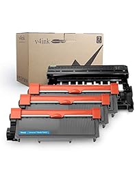 V4INK combo de cartucho de tóner negro Brother TN630 TN660 + tambor DR630 para impresoras Brother HL-L2340DW L2300D L2380DW L2320D MFC-L2700DW L2720DW L2740DW DCP-L2540DW L2520DW.