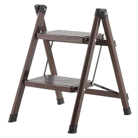 Brown Foldable Ladders High Quality Iron High Climbing Portable