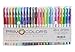 Gel Pens / 24 Assorted Coloring Pens/ Glitzy Glitter, Soft Pastel, and Glowing Neon/ 24 Gel Marker Refills Included