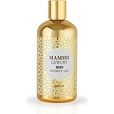 Hamidi Luxury Oud Shower Gel for Women 500ML (16.9 OZ) | Ultra Moisturizing & Skin Nourishing Formula Premium Womens Body Wash For Soft, Hydrated and Revitalized Skin Deep Moisturizing Body Wash