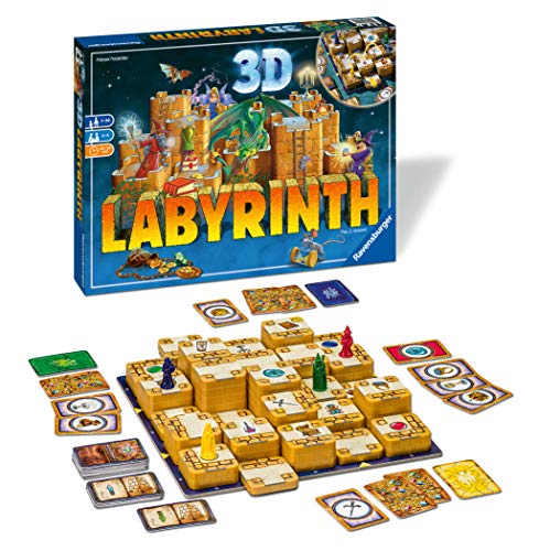 Ravensburger 26113 - 3D Labyrinth - Familienklassiker, Spiel für Erwachsene und Kinder ab 7 Jahren - Gesellschaftspiel… – Bild 3