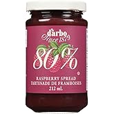 D'arbo 80% Raspberry Spread, 212 ml