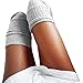 Challyhope Women Girls Thigh High Over the Knee Socks Long Cotton Stockings Warm New (Free, Gray)
