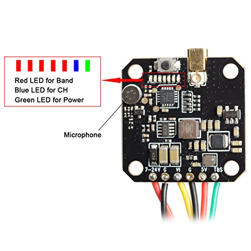 Wolfwhoop Q4-Pro 5.8GHz VTX with MMCX Antenna Connector and 0.01/25/200/400/600mW 37CH Switchable FPV Transmitter with Smart Audio Support OSD Configuring via Betaflight Flight Controller (Q4-Pro) - Thumbnail 3