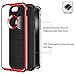 iPhone 6S Case,iPhone 6 Case,Zoudashuai Rugged Hybrid Flexible Slim Thin Durable Shock-Absorbing Case Ultra Protective Anti-Scratch Shockproof Bumper Soft TPU for iPhone 6/6S (4.7inch)-Black&Red