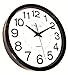 Wall Clock, Linear Co. Large Black and White Silent Wall Clock Non-ticking 12