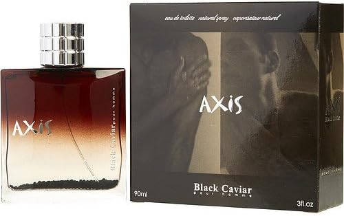 AXIS BLACK CAVIAR by SOS Creations EDT SPRAY 3 OZ for MEN ---(Package Of 4)