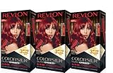 Revlon Colorsilk Buttercream Hair Dye, Vivid Intense Red, Pack of 3