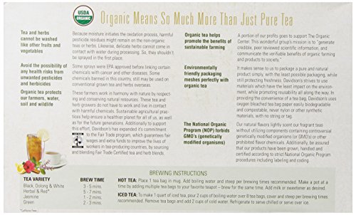 Davidson's Tea Decaf Cinnamon Apple, 100-Count Tea Bags