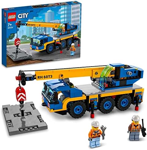LEGO 60324 City Grúa Móvil, Set de Vehíc