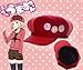GK-O Anime Doma Umaru Chan Cosplay Cute Hat Cap with 3 UMR Badges